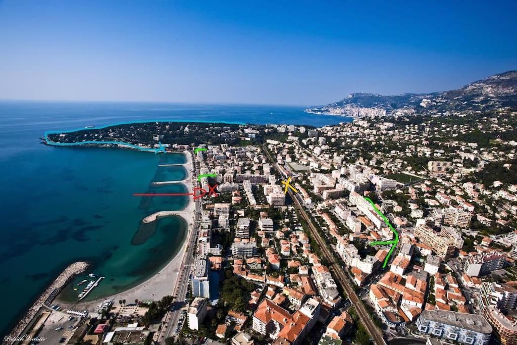 French Riviera: Seafront Apt & Pool Near Monaco Roquebrune-Cap-Martin Exterior foto